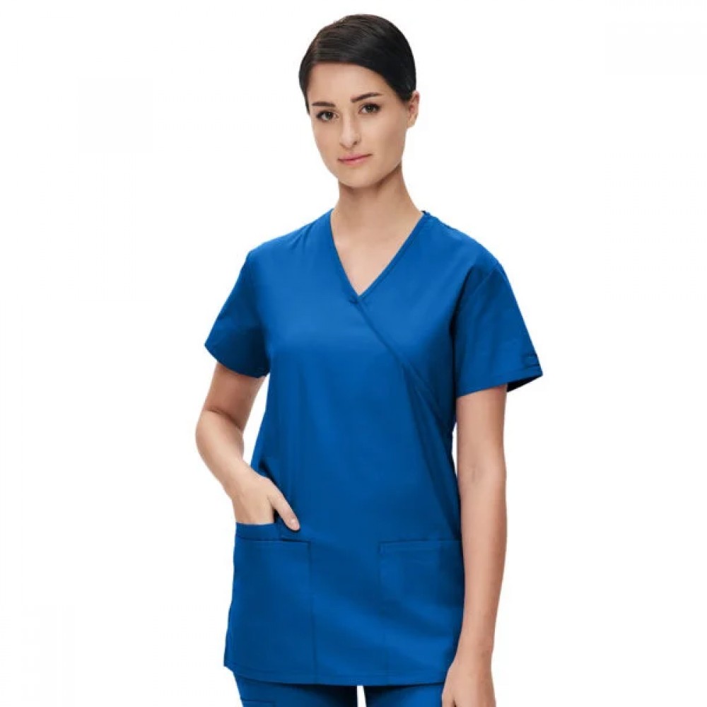  Μπλούζα Γυναικεία Με Σταυρωτή Λαιμόκοψη