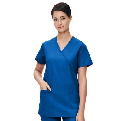  Μπλούζα Γυναικεία Με Σταυρωτή Λαιμόκοψη