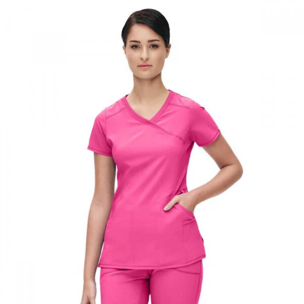  Μπλούζα Γυναικεία Με Σταυρωτή Λαιμόκοψη