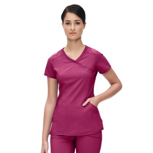  Μπλούζα Γυναικεία Με Σταυρωτή Λαιμόκοψη