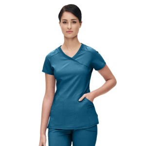  Μπλούζα Γυναικεία Με Σταυρωτή Λαιμόκοψη