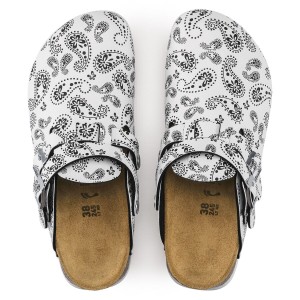 Kay SL Paisley Black/White MF Αντιολισθητικό Σαμπό - Birkenstock