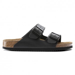 Arizona SL Black/Black Narrow MF Super Grip Αντιολισθητικό Πέδιλο - Birkenstock