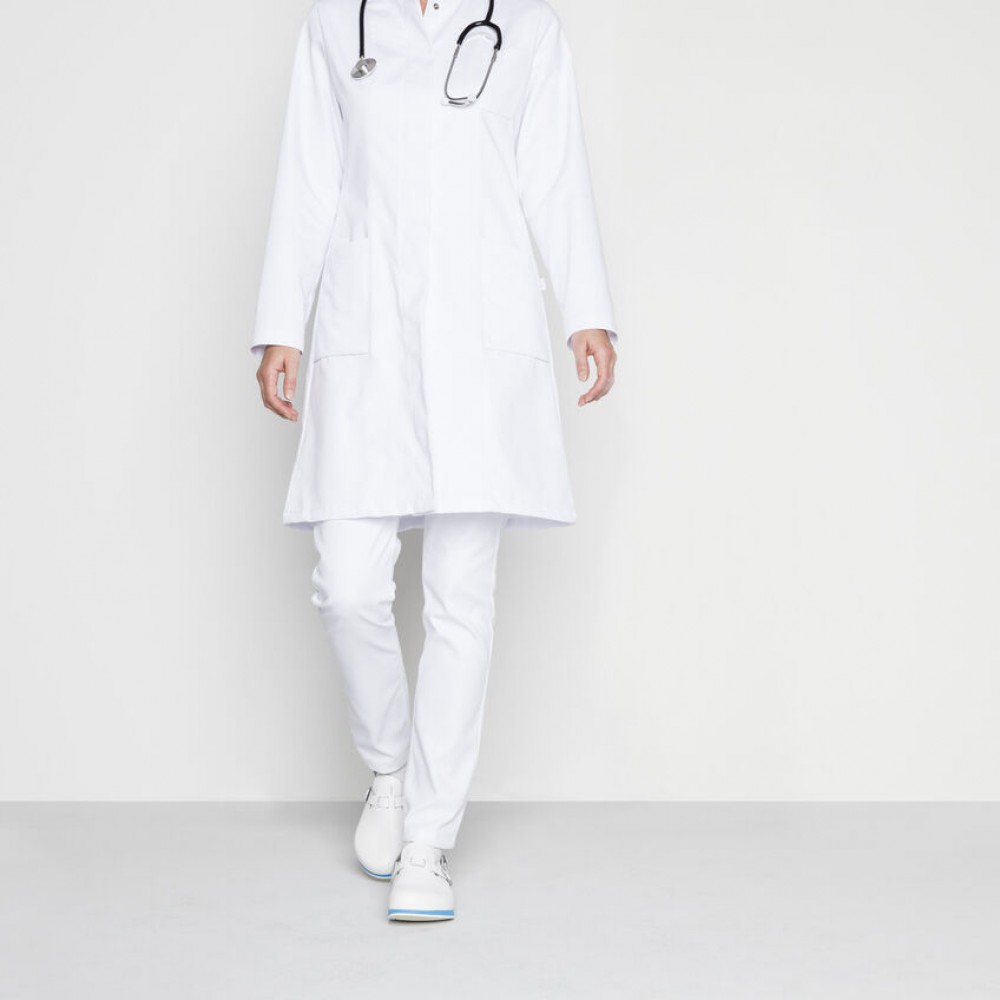 Kay SL White/Blue Leather Normal l Αντιολισθητικό Σαμπό - Birkenstock