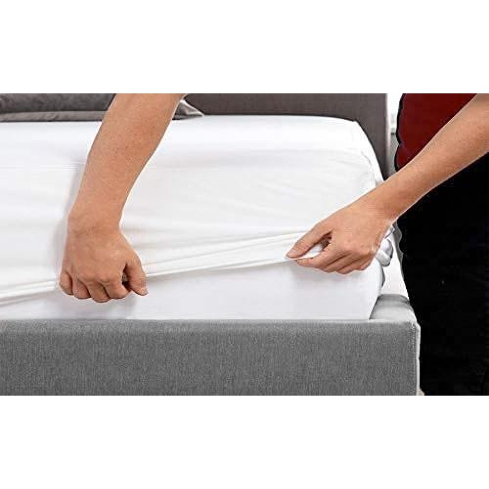 ΑΔΙΑΒΡΟΧΟ ΒΑΜΒΑΚΕΡΟ-PU ΚΑΛΥΜΜΑ ΣΤΡΩΜΑΤΟΣ ΜΕ ΛΑΣΤΙΧΟ 90Χ190CM