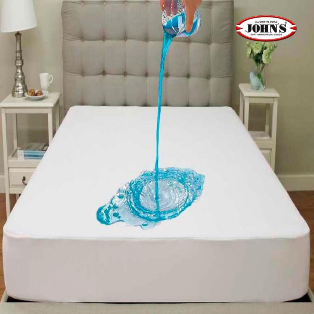 ΑΔΙΑΒΡΟΧΟ ΒΑΜΒΑΚΕΡΟ-PU ΚΑΛΥΜΜΑ ΣΤΡΩΜΑΤΟΣ ΜΕ ΛΑΣΤΙΧΟ 90Χ190CM