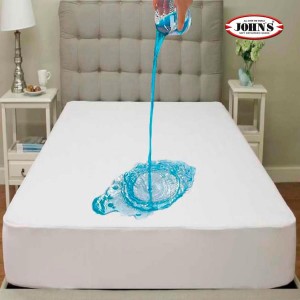 ΑΔΙΑΒΡΟΧΟ ΒΑΜΒΑΚΕΡΟ-PU ΚΑΛΥΜΜΑ ΣΤΡΩΜΑΤΟΣ ΜΕ ΛΑΣΤΙΧΟ 90Χ190CM