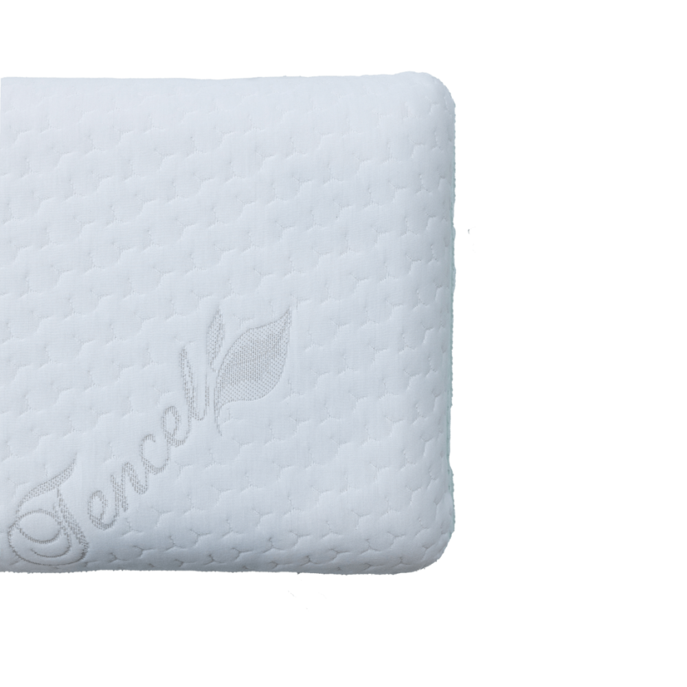  Μαξιλάρι Ύπνου Ανατομικό Tencel 40x60x12cm Memory Foam Μέτριο