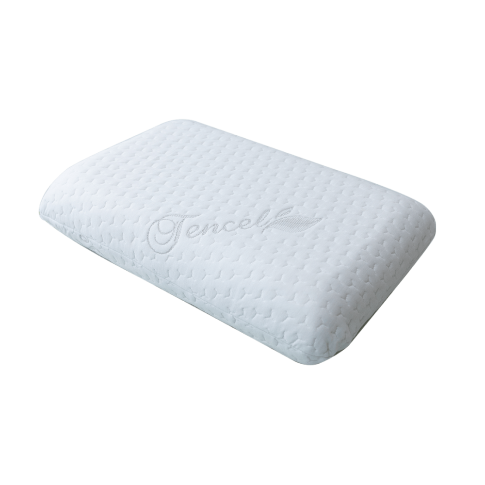  Μαξιλάρι Ύπνου Ανατομικό Tencel 40x60x12cm Memory Foam Μέτριο