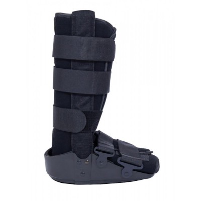 Μπότα Καταγμάτων Ψηλή Σταθερή / Μαύρη 