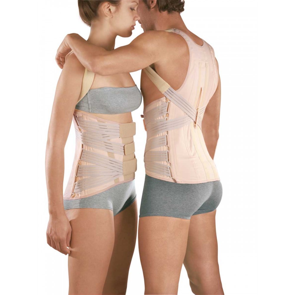 Ελαστική Ζώνη Οσφύος - Ράχης Με Εύκαμπτες Πλαστικές Μπανέλες SAT - Ανδρική 