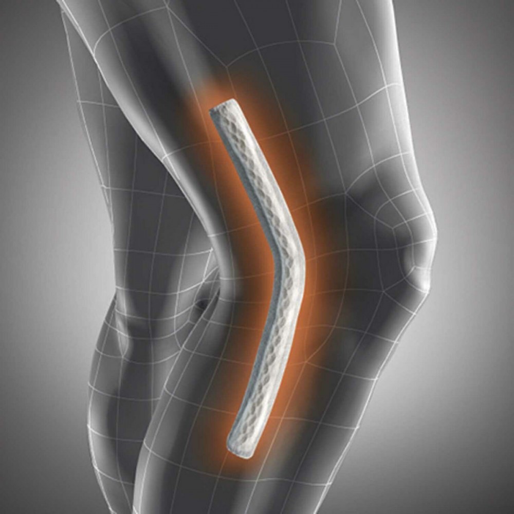 Ελαστική Κλειστή Επιγονατίδα με Επίθεμα Σιλικόνης & Πλάγιες Εύκαμπτες Μπανέλες ''Genu Hit''