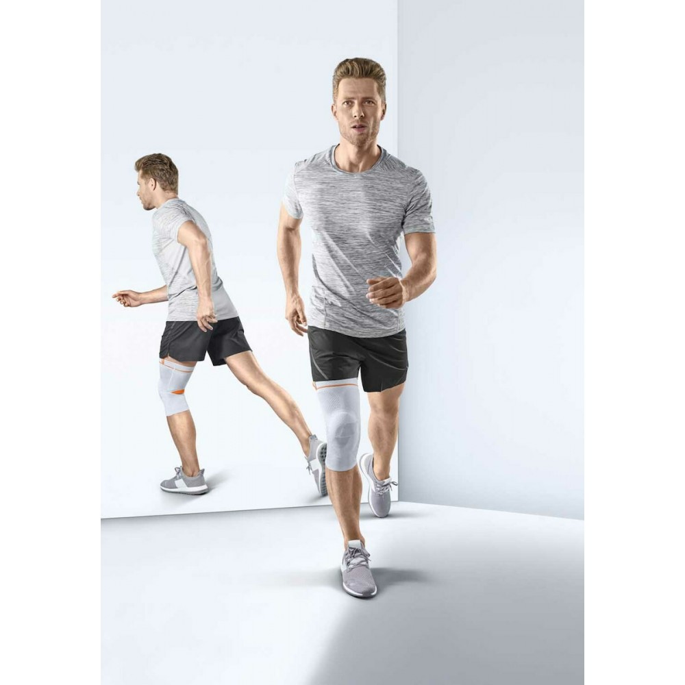 Ελαστική Κλειστή Επιγονατίδα με Επίθεμα Σιλικόνης & Πλάγιες Εύκαμπτες Μπανέλες ''Genu Hit''