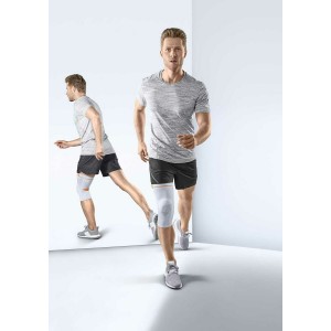 Ελαστική Κλειστή Επιγονατίδα με Επίθεμα Σιλικόνης & Πλάγιες Εύκαμπτες Μπανέλες ''Genu Hit''