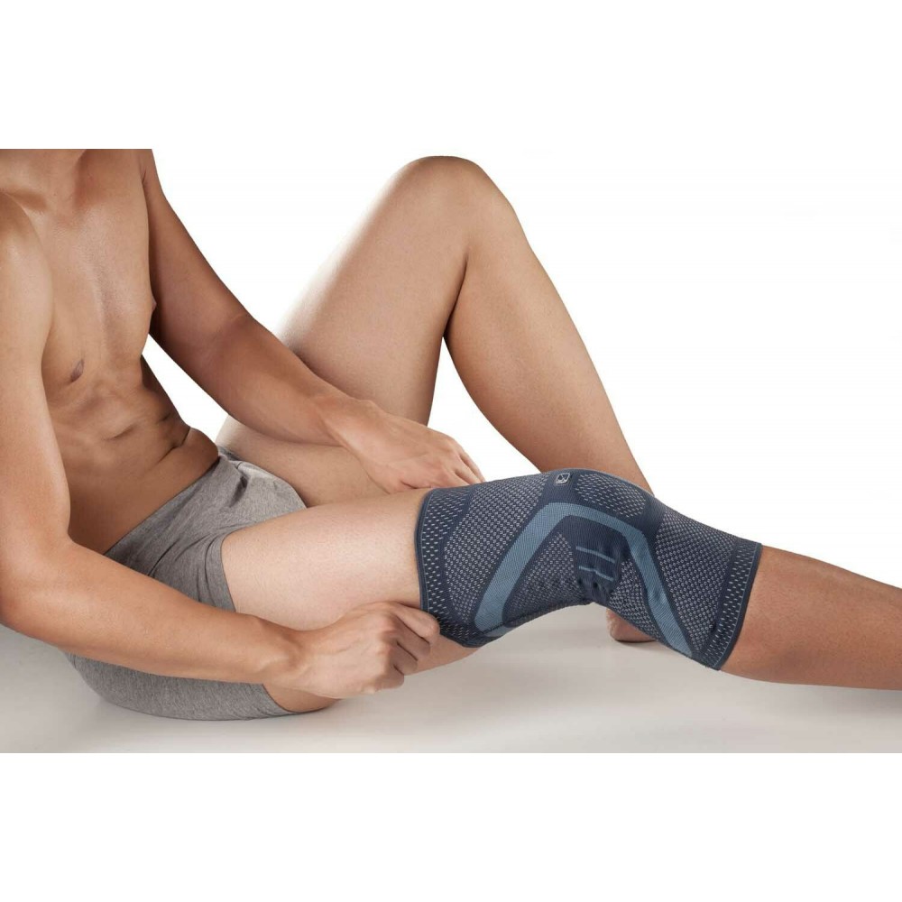 Ελαστική Επιγονατίδα με Επίθεμα Σιλικόνης & Πλάγιες Εύκαμπτες Μπανέλες "Genulastik" 