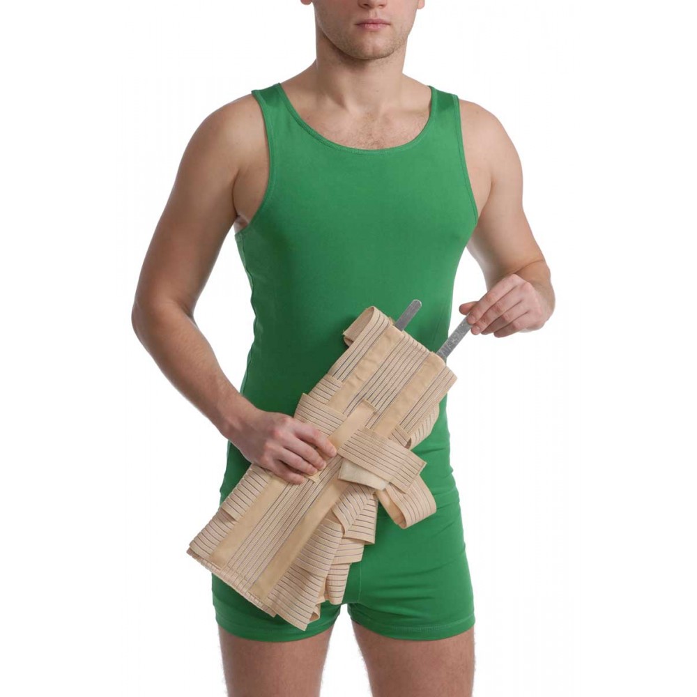 Ελαστική Αυτοκόλλητη Ζώνη Οσφύος - Ράχης Με Διαμορφώσιμες Μεταλλικές Μπανέλες