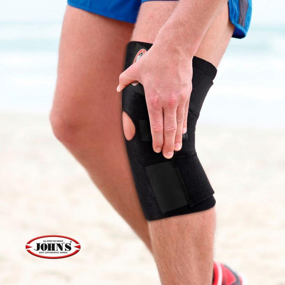 Επιγονατίδα Wrap Round Black Line