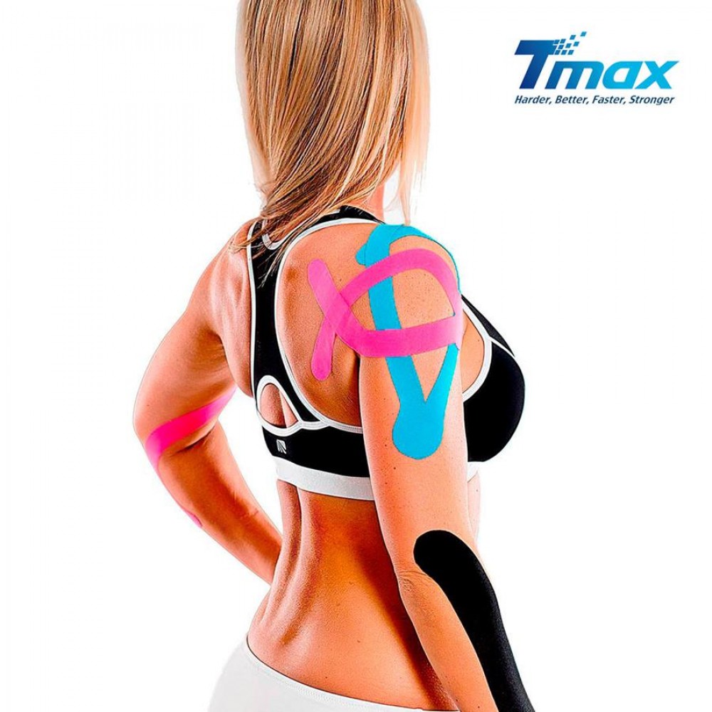Tmax Ταινία Κινησιολογίας Διάφορα Χρώματα ΑΥΤ/ΤΗ–ΑΔΙΑΒΡΟΧΗ 5cmX5m