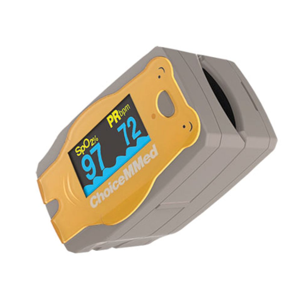 Παιδικό Παλμικό Οξύμετρο Δακτύλου (πορτοκαλί)