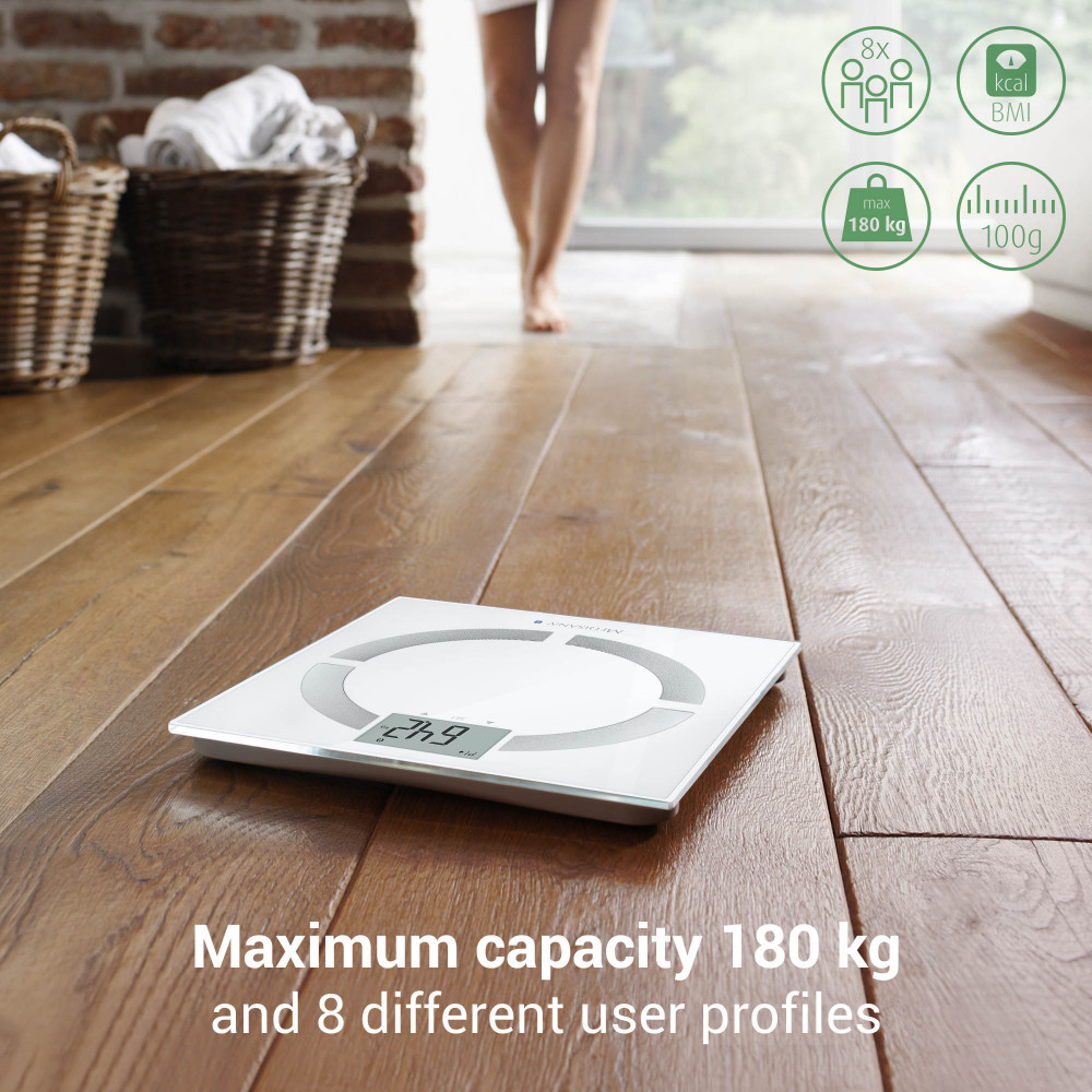 Ηλεκτρονική Ζυγαριά με Λιπομέτρηση 180kg