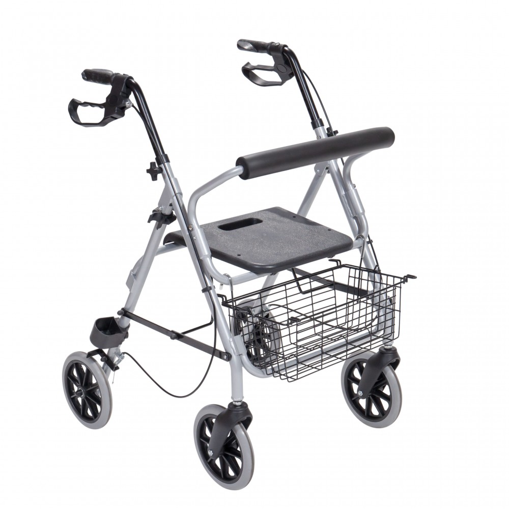 Περιπατητήρας Rollator Αλουμινίου “Silver”